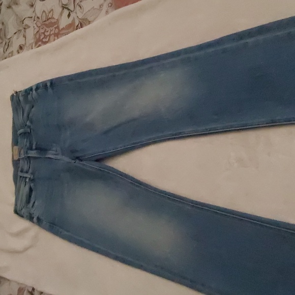 Mother jeans the Mid Rise Dazzler Ankle Fray  Color Riding The Cliffside Size 27 - Picture 3 of 9